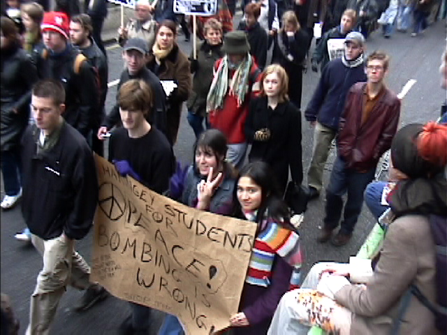 Pictures of Anti-War Demo at Trafalgar Square