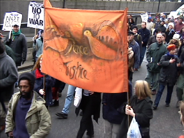 Pictures of Anti-War Demo at Trafalgar Square