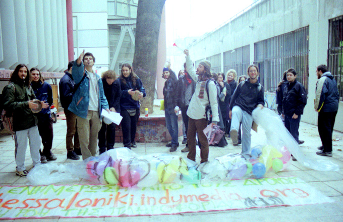 RECLAIM THE MEDIA opening indymedia in THESSALONIKI - Greece