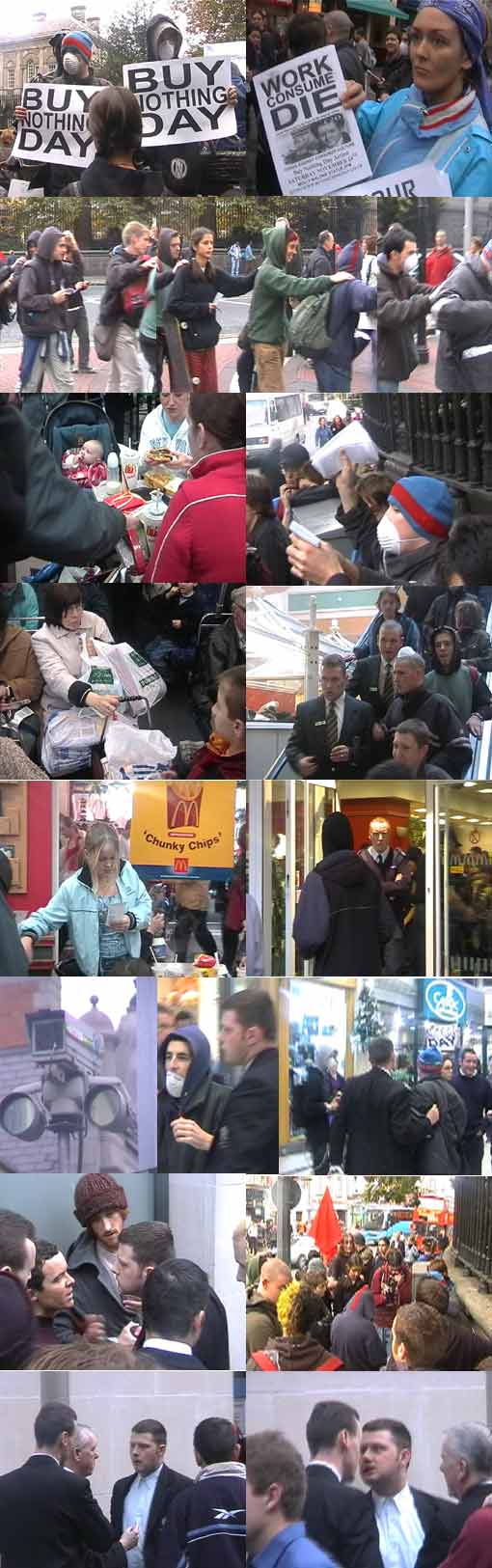 Pictures Buy nothing day Dublin Ireland