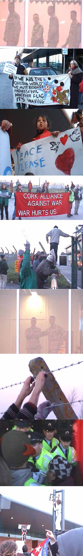 More Pictures of Irish Anti War Movement at Shannon