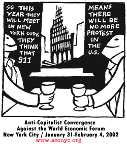 Anti-Capitalist Convergence on the WEF Meeting