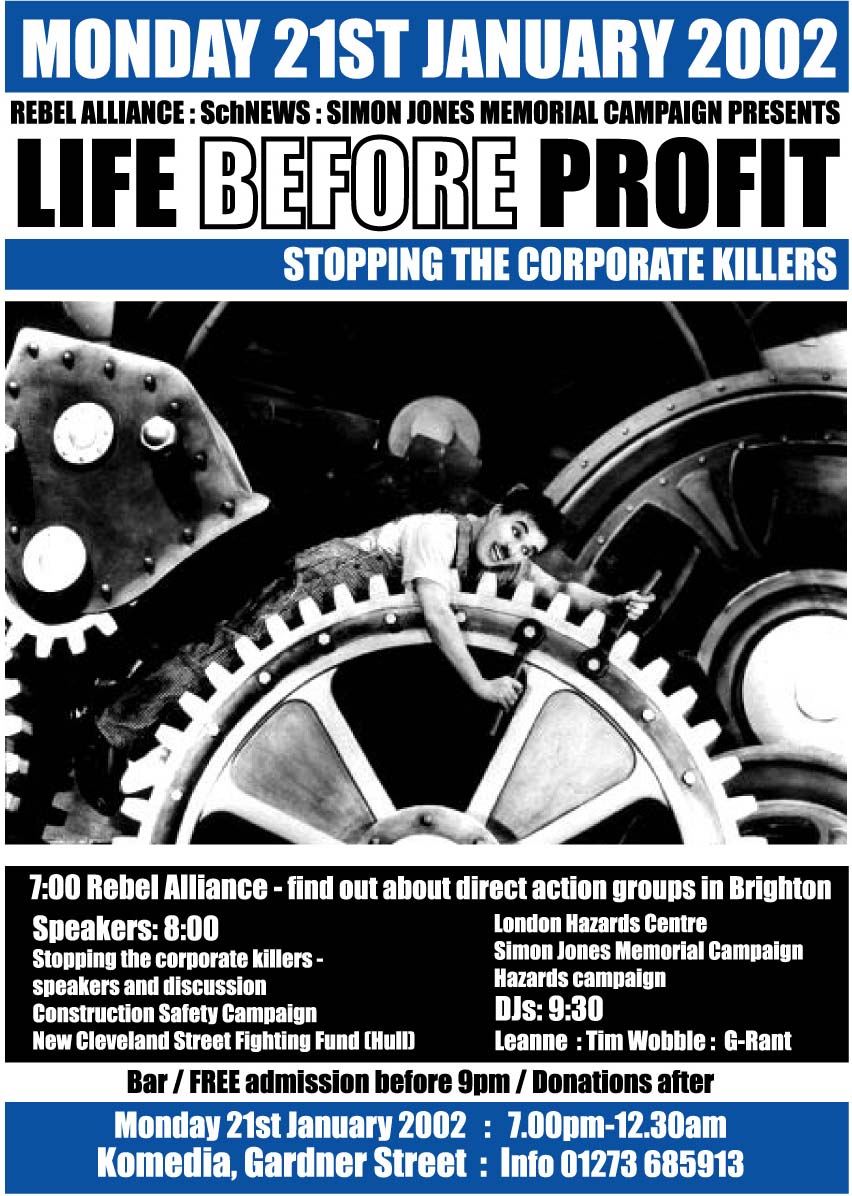 Brighton rally for life before profit