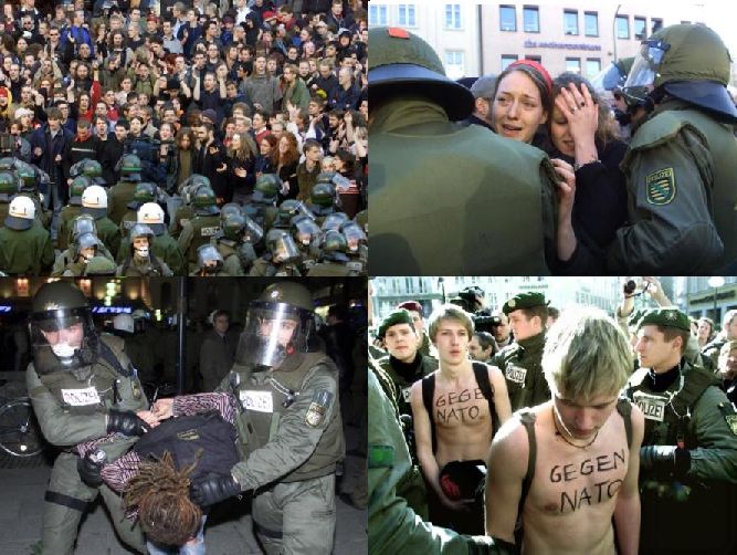 Over 700 Arrests in Munich Anti-NATO Demo (pic)