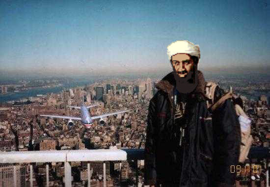 Finally! Greeting from Bin Laden to Bush (always bussy in Oil War arrangements)