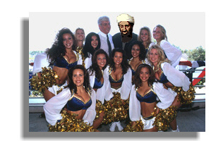 Finally! Greeting from Bin Laden to Bush (always bussy in Oil War arrangements)