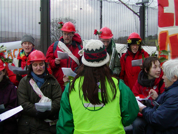 pics and final release from Faslane Monday
