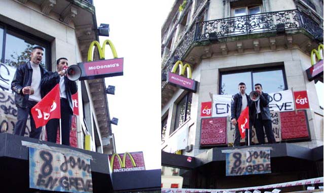 McDonald's Paris: Striking, Occupying and Winning