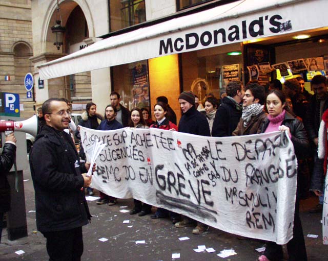 McDonald's Paris: Striking, Occupying and Winning