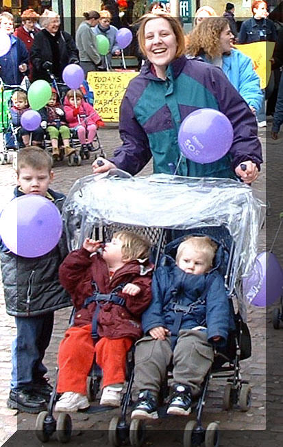 Northampton parents march on county hall to save their nursery