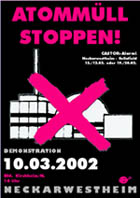 Nuclear waste transport Neckarwestheim-Sellafield