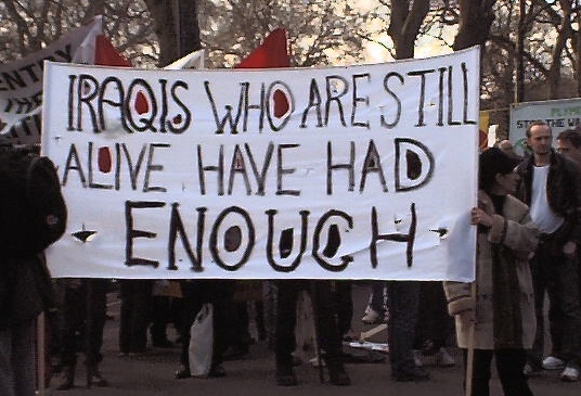 Pictures of the Anti War Demo London March 2 2002