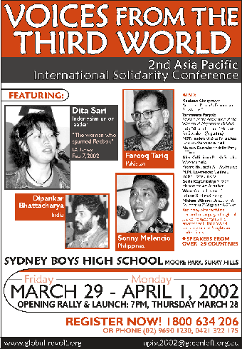 Features & Speakers @ APISC 2002, Easter in Sydney