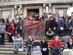 Hackney Freedom Pass Demo Pictures