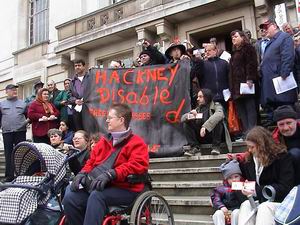 Hackney Freedom Pass Demo Pictures