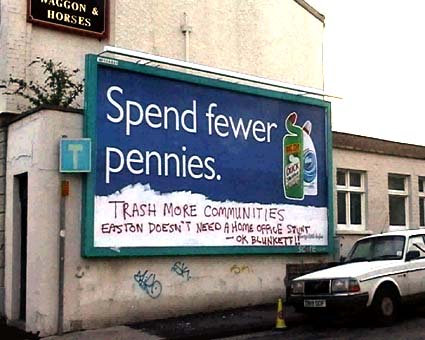 Blunkett in Bristol - PR Story + Pics (bristol imc)