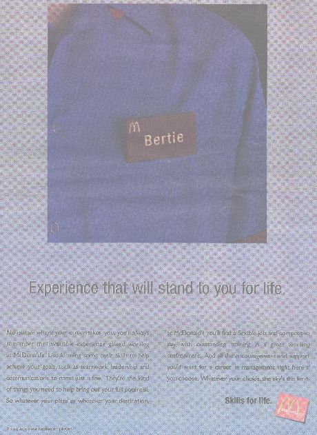 McDonald's rip the p*ss out of Bertie Ahern