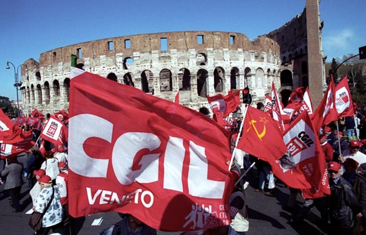 Rome protest against Berlusconi government