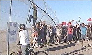 Liberation of Woomera refugess photos