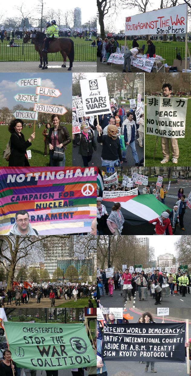 CND ANTI star WARs demo pics