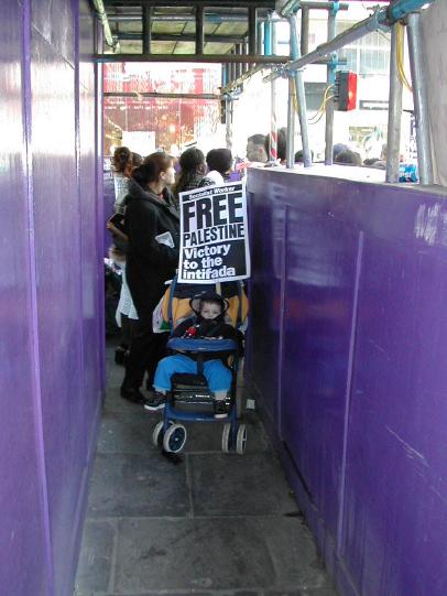 London Palestine Demo, Sat. 6th April