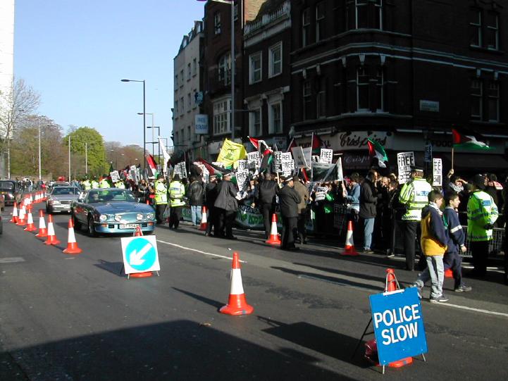 London Palestine Demo, Sat. 6th April