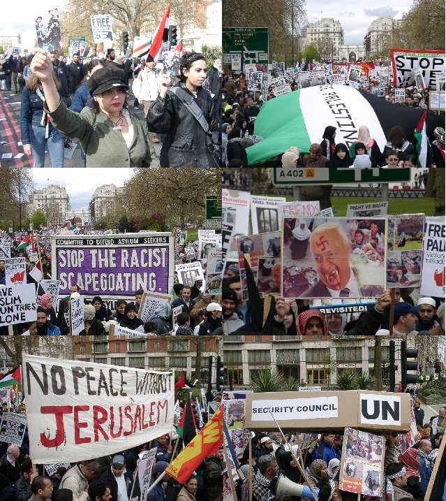 Palestine Demonstration in London: Pics (13.04.02)