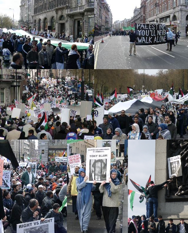 Palestine Demonstration in London: Pics (13.04.02)
