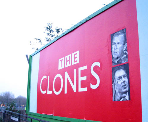 The clones - another Bristol subverted billboard