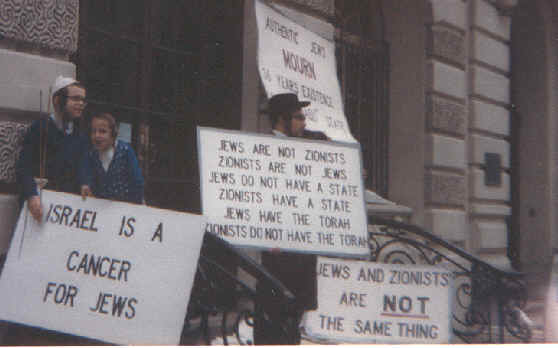 Jews Protest "Israeli" Crimes