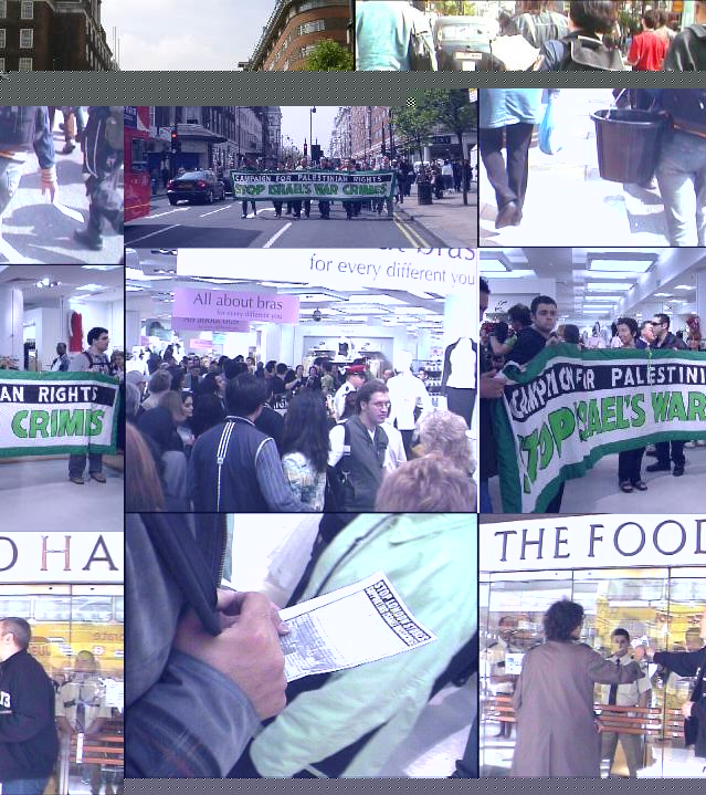 Action Report: Stop stores supporting Israeli massacres