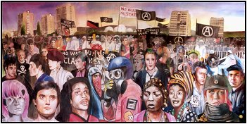 'SOFTCITY' Political Art Exhibition, London, April - May