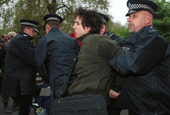 PICS FROM KISSINGER PROTEST