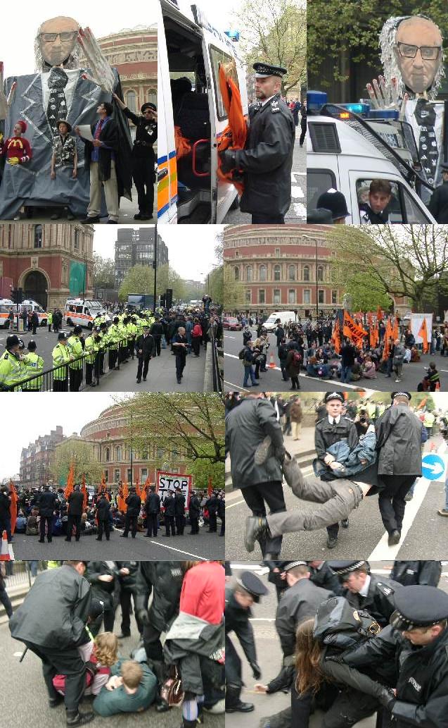 Kissinger Protest: Pic Montages - 24/04/02