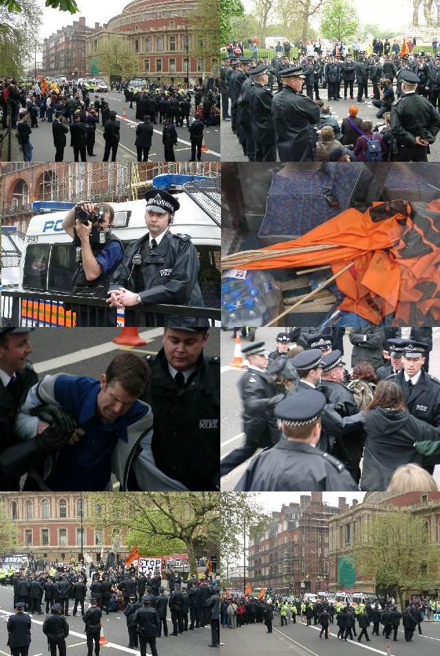Kissinger Protest: Pic Montages - 24/04/02