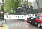 free palestine banner