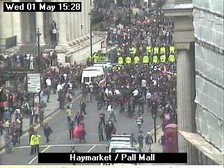 Live webcam from Trafalgar Square