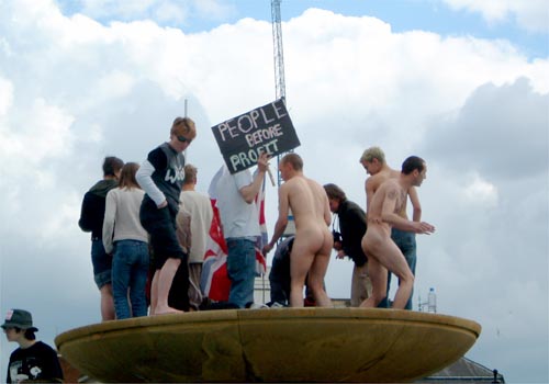 naked protest