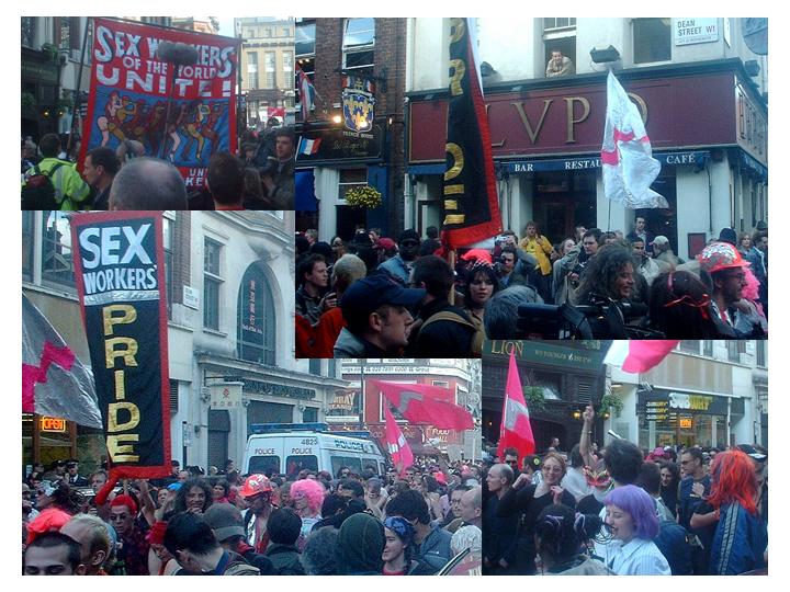 Trafalgar Square and Soho - more pictures from Mayday