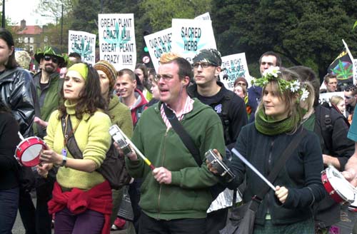 Biggest ever Cannibis march!