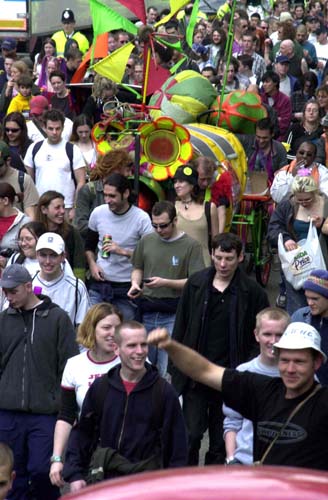 Biggest ever Cannibis march!