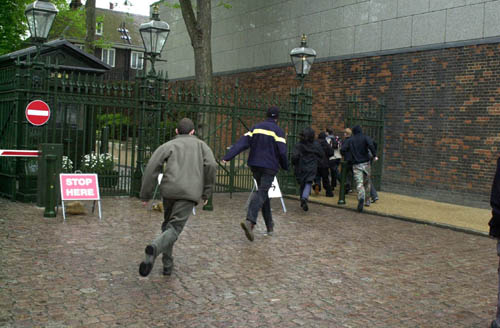 Pics from Israeli Embassy action