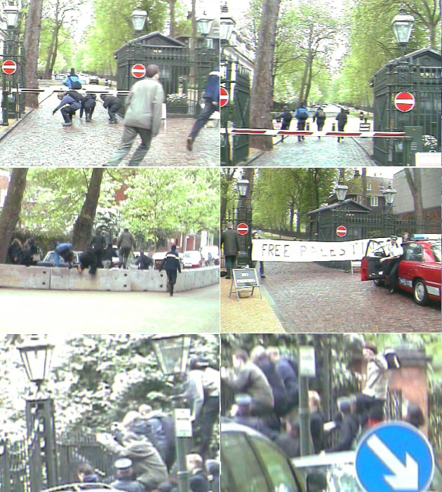 Israeli Embassy Action - 13th May - Pictures