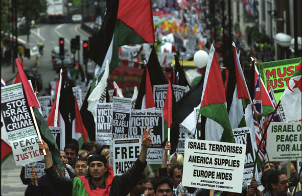 Palestine Solidarity Demo-London-18/05/02