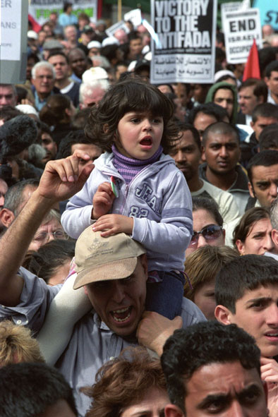 Palestine Solidarity Demo-London-18/05/02