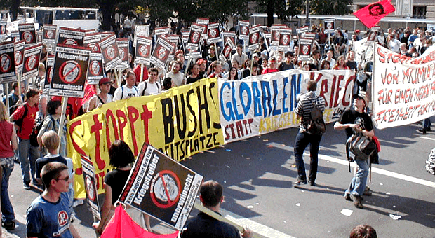 German Police censured the paper Linksruck