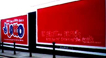 Anti-Capitalst Tags in North West London