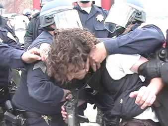 Golden Gate Bridge Protest - Police attacked us