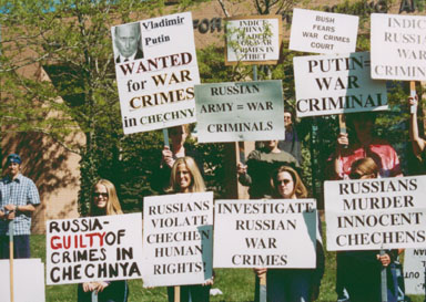 Human rights protest in the U.S.A.