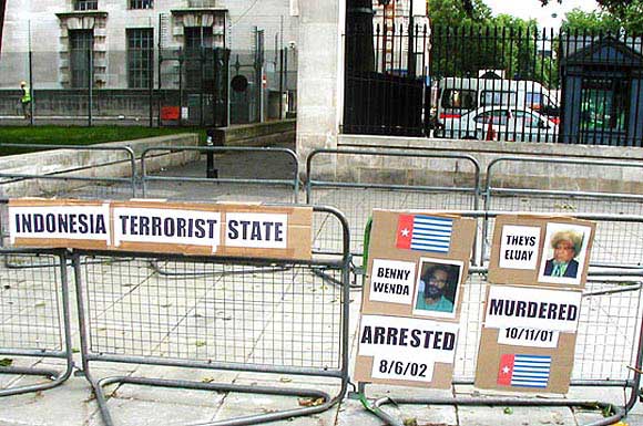 FREE WEST PAPUA Report from Downing Street